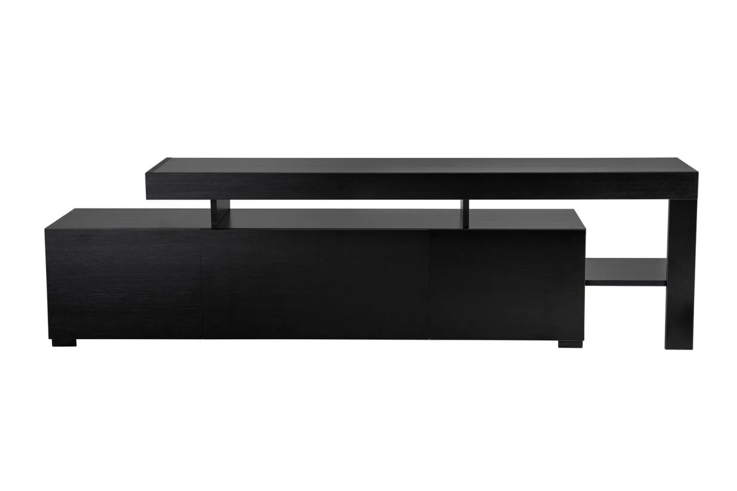 Jurukovo Tv-bänk 192x37 cm - Svart