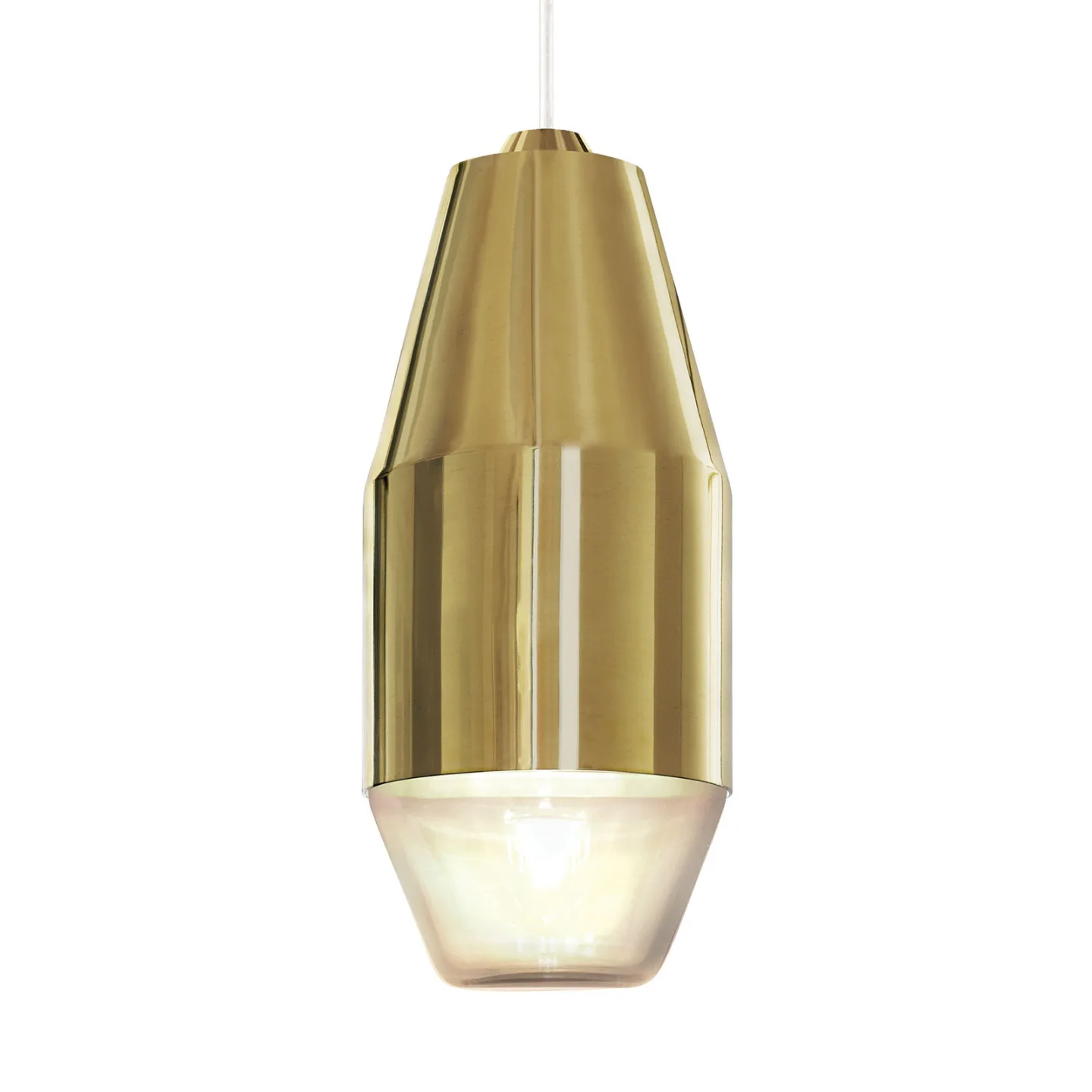 Yuma Pendelleuchte Brass - KDLN - Wohnzimmer - Design - Metall - Einflammig