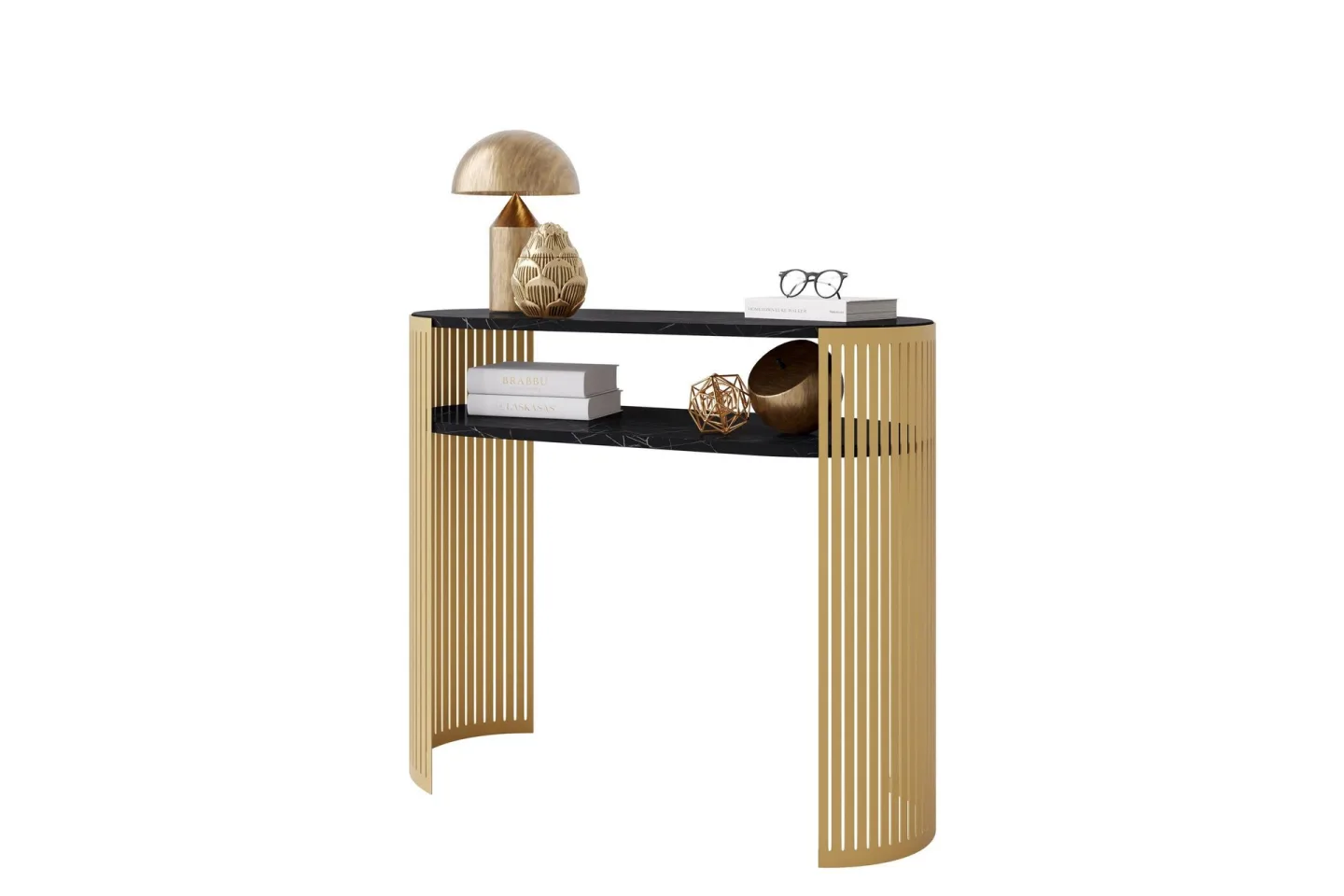 Friend Konsollbord 100 cm - Guld/Svart