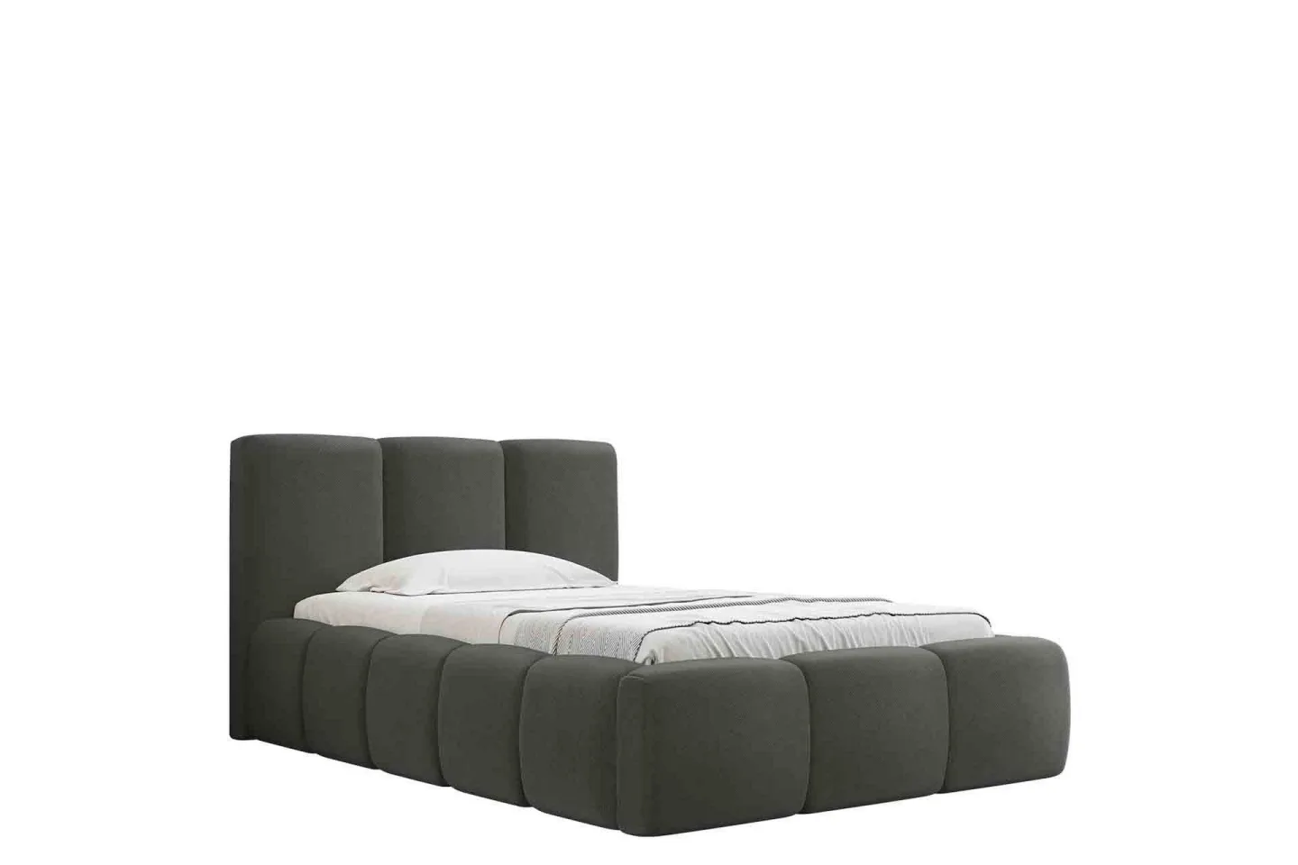 Salvenor Sängram med Förvaring 90x200 cm - Grå