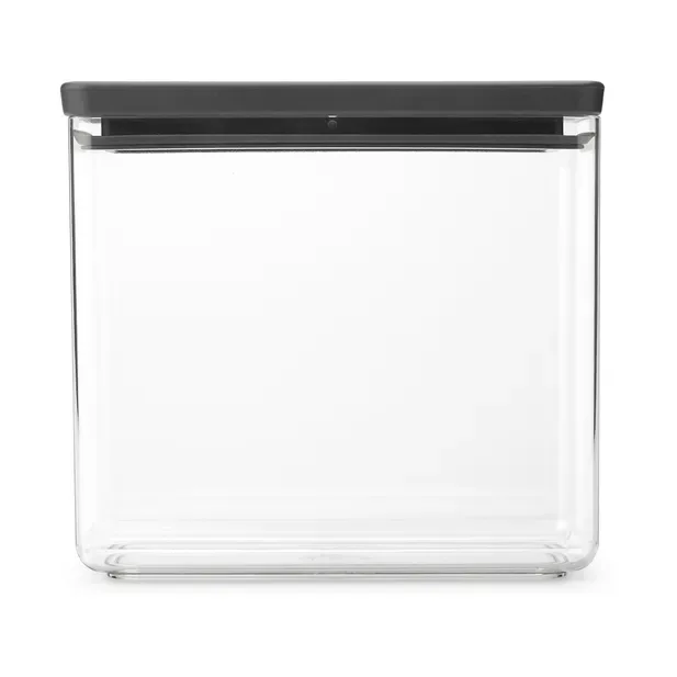 Brabantia TASTY+ stapelbarer Behälter 3,5 Liter Dunkelgrau