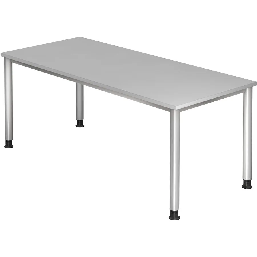 Schreibtisch Office Grau Holz 180 cm - Material: Holzwerkstoff