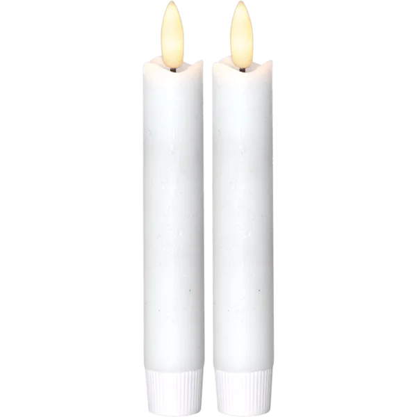 Antikljus LED Korta 2 -pack Vita
