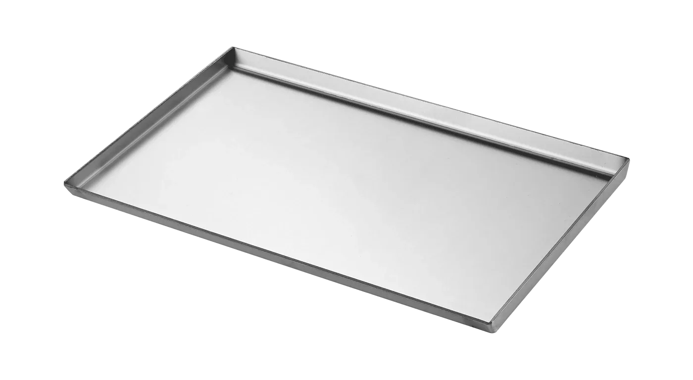 Teppanyaki-Grillplatte aus Edelstahl - 30 x 45 cm