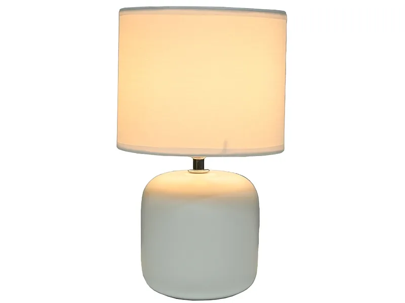 Tischlampe RONAN 31cm 40W weiss