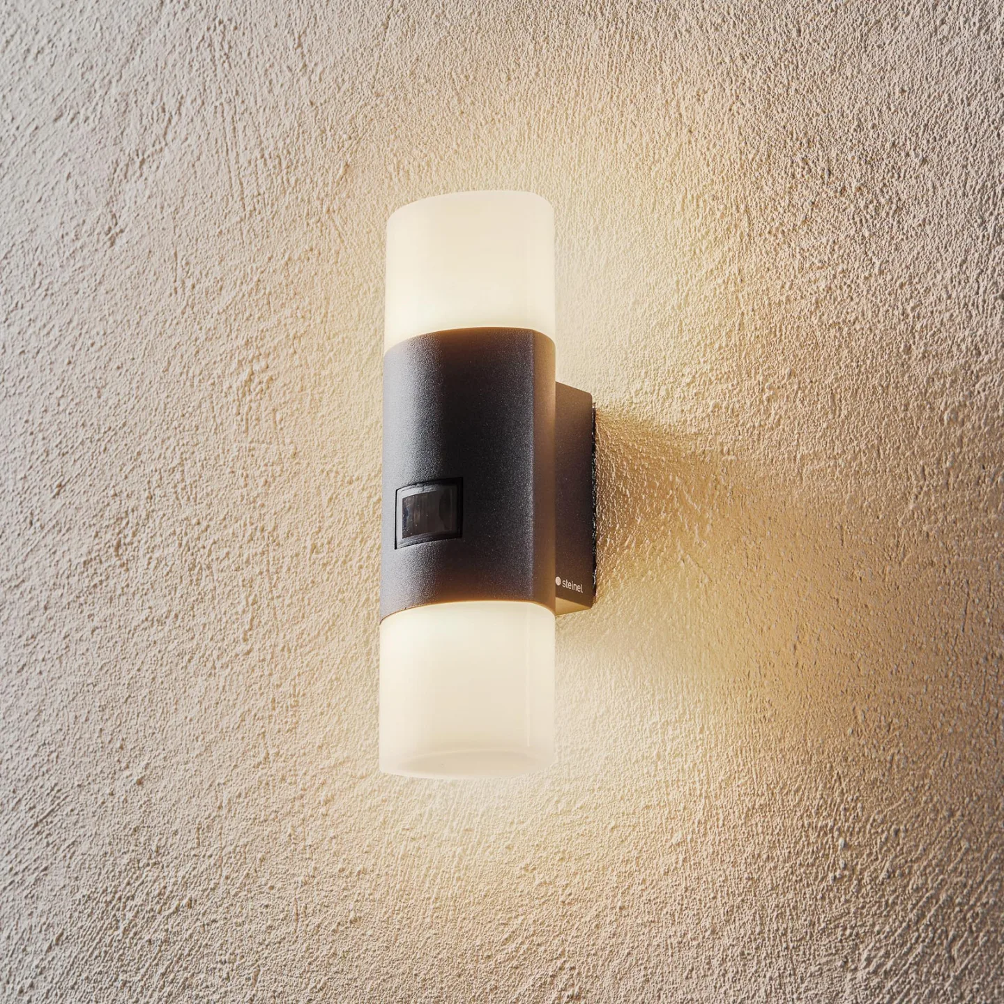 L 910 S LED-Außenwandleuchte, anthrazit, Sensor - STEINEL - Balkon - Modern - Metall - Mehrflammig
