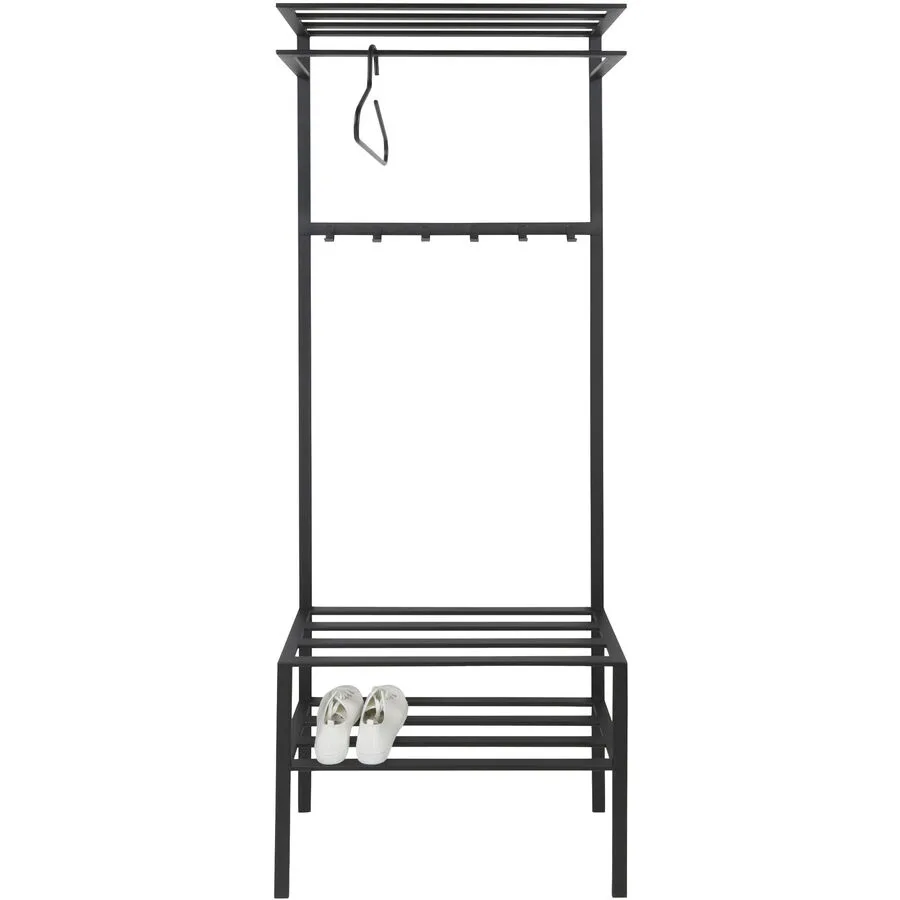 Spinder Design Garderobenschrank Trieps Schwarz Stahl 70 cm 178 cm