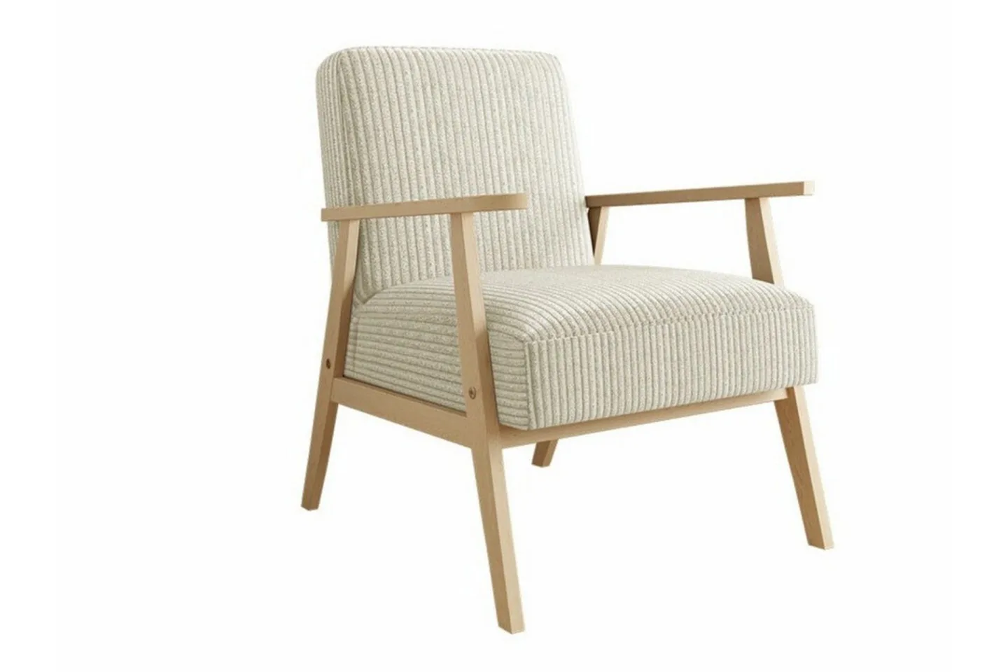 Knocklong Fåtölj Beige/Wood -
