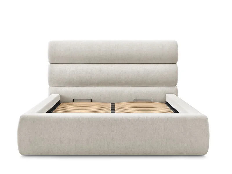Kastenbett BOBOCHIC JAGNA 160x200cm stoff beige