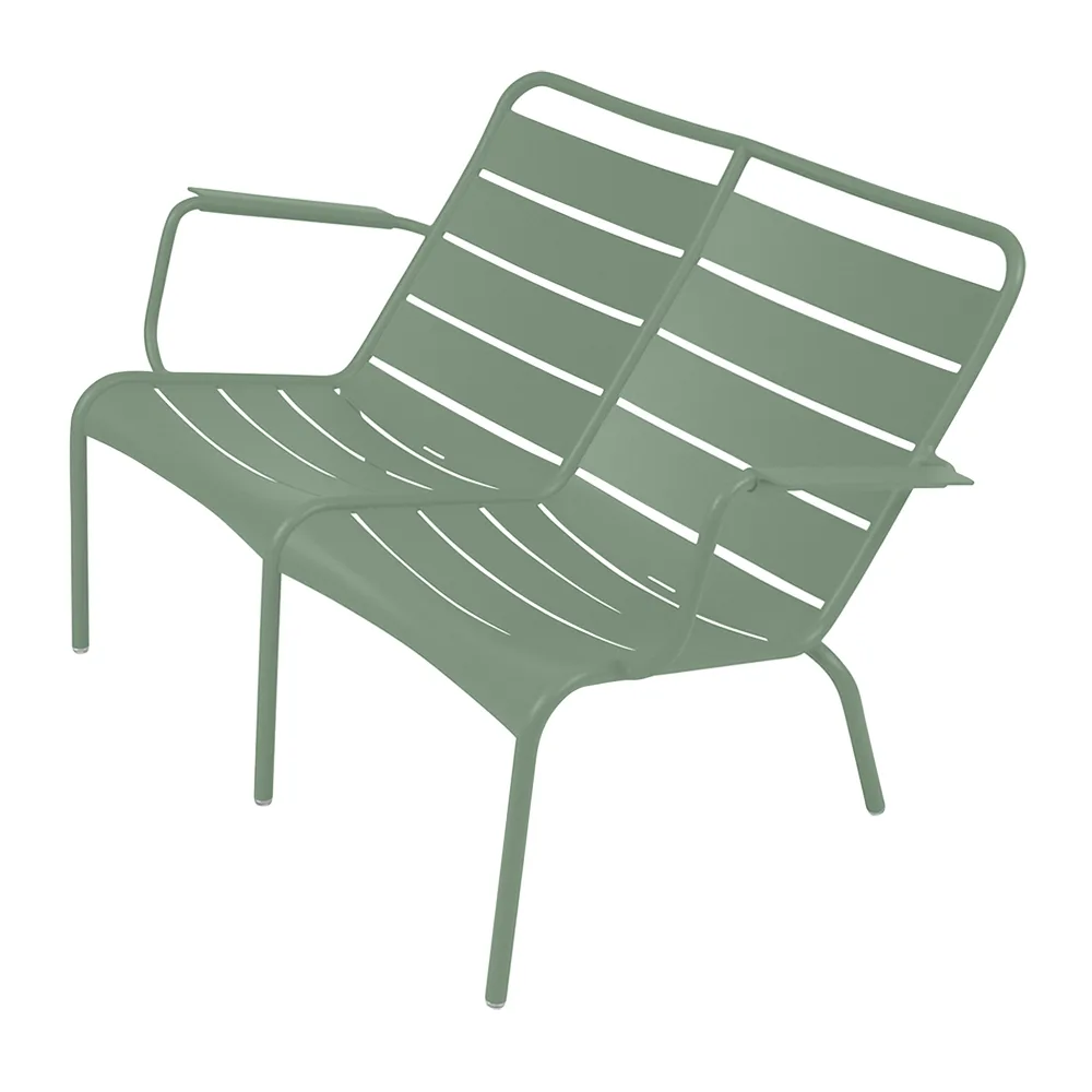 Fermob - Luxembourg Duo Low Armchair Cactus 82 - Fåtöljer utomhus - Frédéric Sofia - Metall