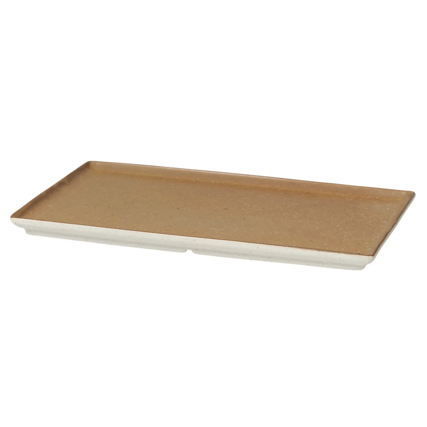 Broste Copenhagen Eli Teller 15 x 26cm Caramel brown