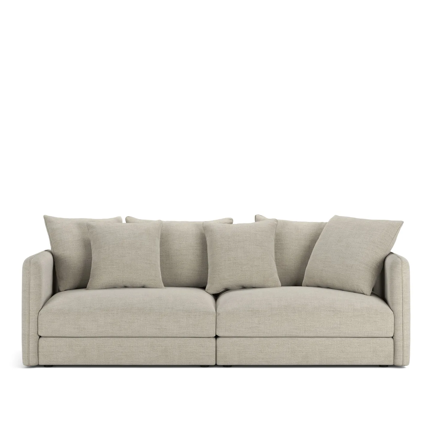 NOGA - Pavarotti 2.5-Seater, Removable Cover, Cushion Variant 01, Sienna 102 - Soffor - Grå