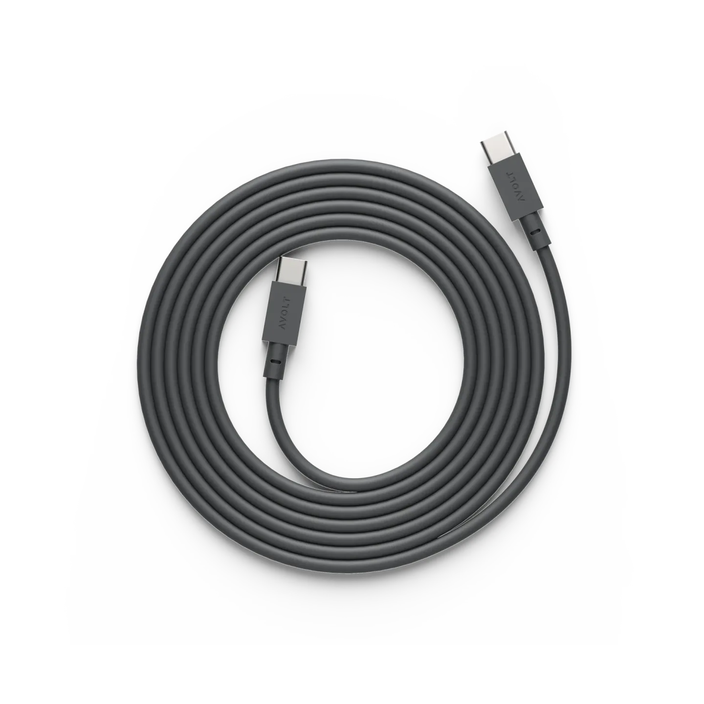 Avolt Cable 1 USB-C zu USB-C Ladekabel 2 m Stockholm black