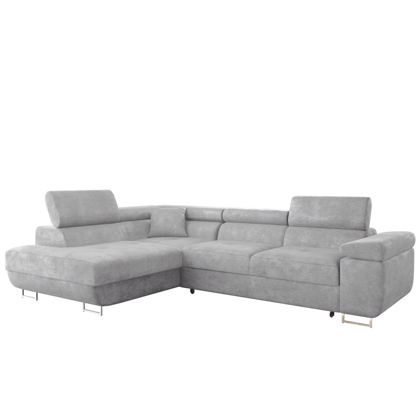 Gabina 4-sits Bäddsoffa med schäslong - grå