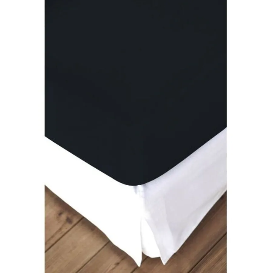 Living Home Fixleintuch Elastic anthracite Baumwolle/Kunstfaser 140 x 200 cm - Material: 94% Baumwolle, 6% Elasthan