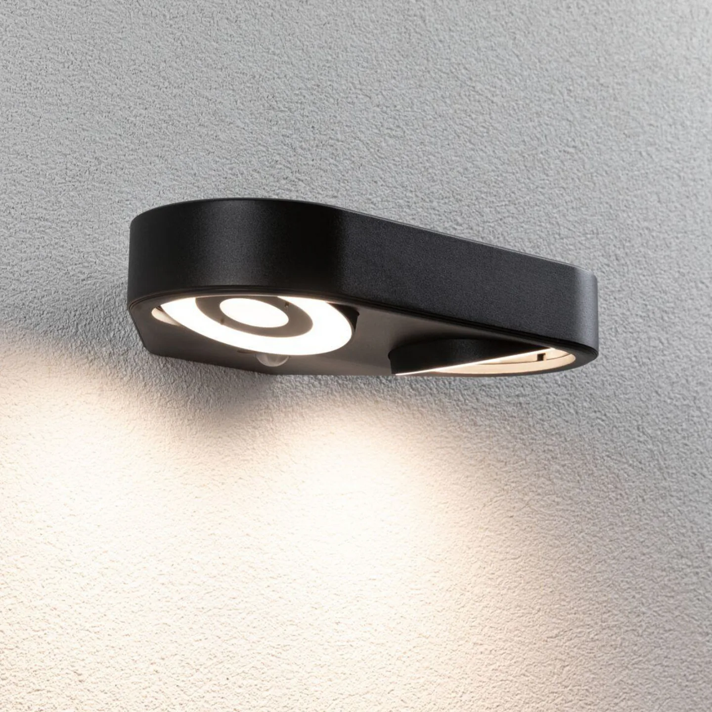 Silma 2 Udendørs Væglampe m/Sensor SWR Antracit - Paulmann - Moderne - Aluminium - Rund
