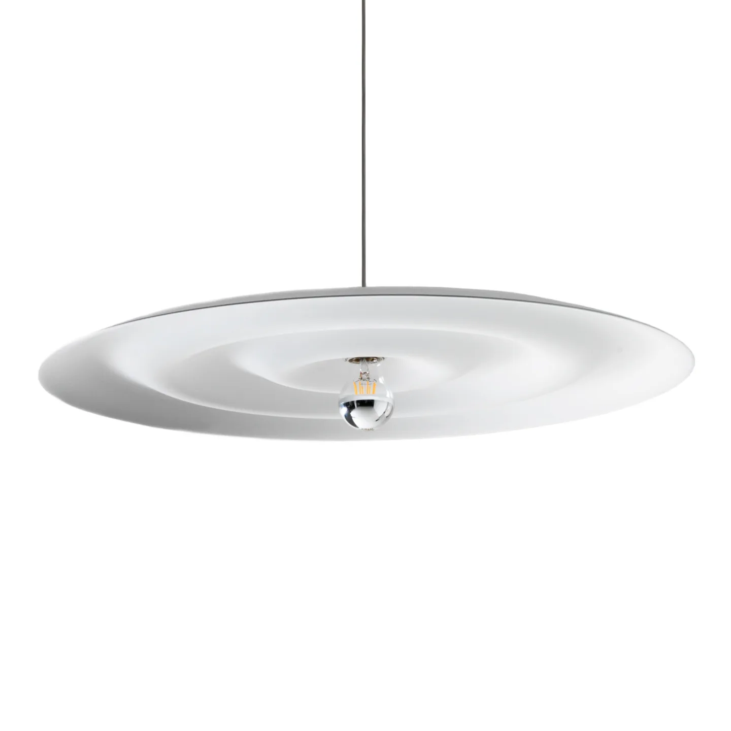 Wastberg+ - Alma w171s Pendellampa, Signal White, Inkl. 1 x E27 Sockel, Max 40W, Dimbar - Pendellampor - Tham & Videgård - Vit