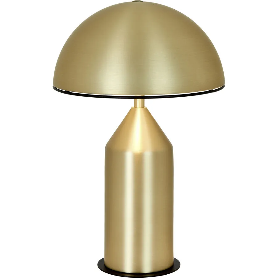 Tischlampe Timon Gold Metall 25 cm 40 cm