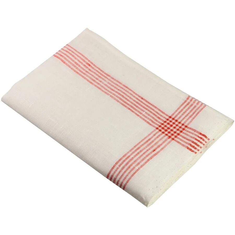 Geschirrtuch Therese weiss Leinen B 50 cm