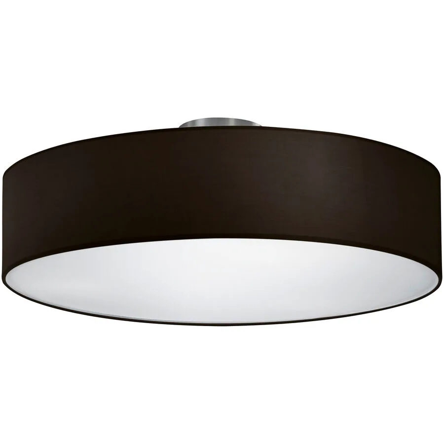 Deckenlampe Dari Grau Metall 50 cm 17 cm - Farbe: Nickel matt