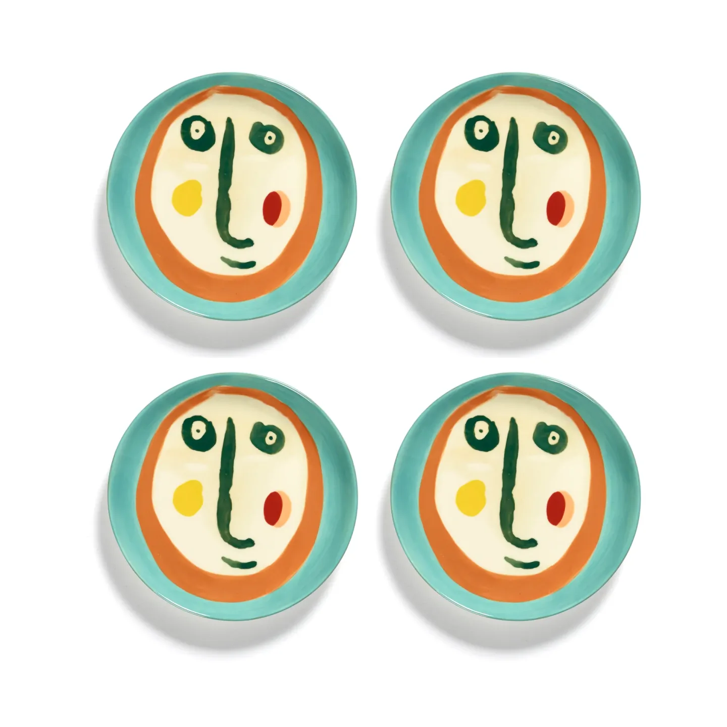 Serax Ottolenghi Feast Teller XS Ø16 cm 4er Pack Face nr 2