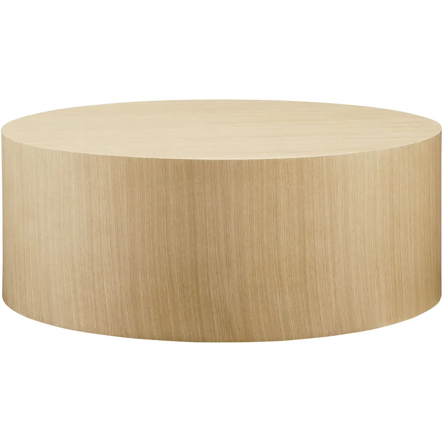Salontisch Sontalis natur MDF mit Eichenholzfurnier B 80 T 80 cm