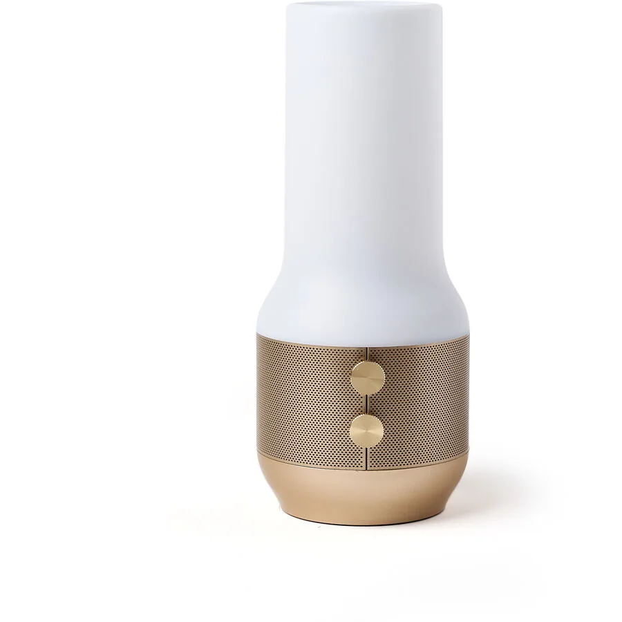 Lexon Terrace+ Lamp & Speaker - Farbe: weiss - Lichtfarbe: Warmweiss – Kaltweiss