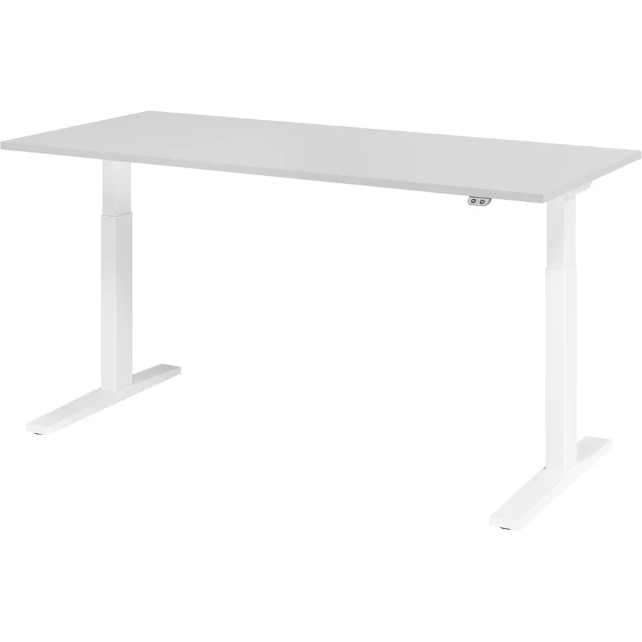 Schreibtisch Office grau Holzwerkstoff B 180 T 80 cm