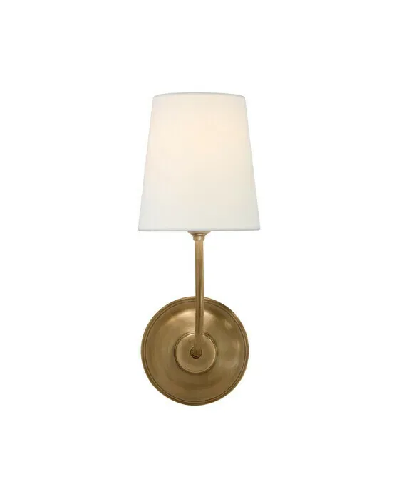 Vendome væglampe antik messing