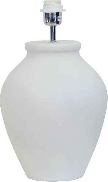 Hallbergs - Casagrande 40cm - Lampfot - Mattvit