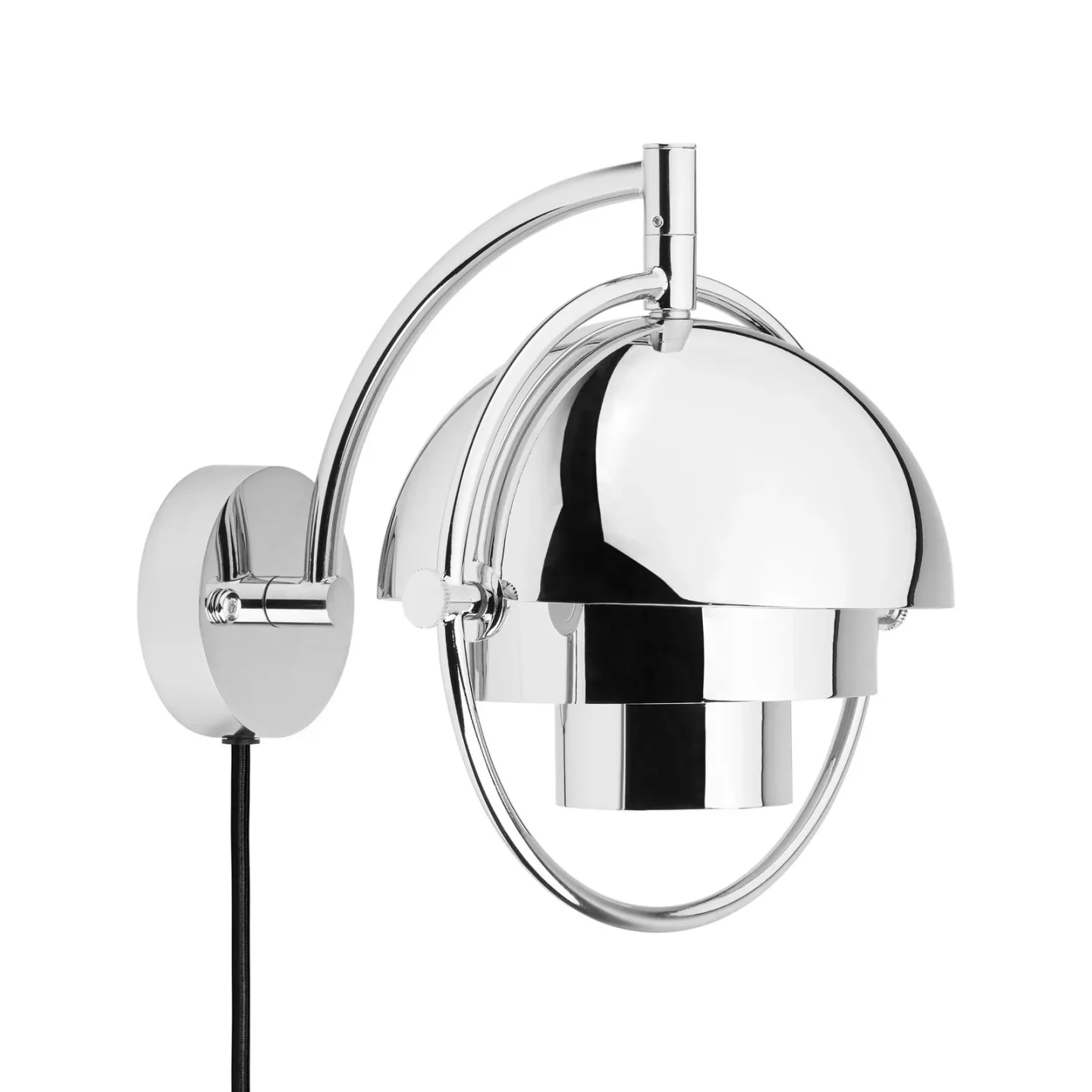 Multi-Line Wandleuchte chrom Metall G9 - GUBI Multi-Lite - Wohnzimmer - Design - Messing - Einflammig