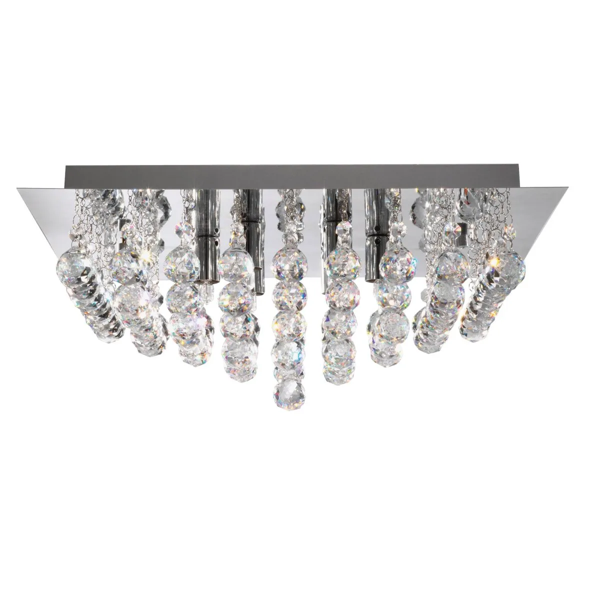 Searchlight - Hanna 34cm - Kristallkrona - Krom