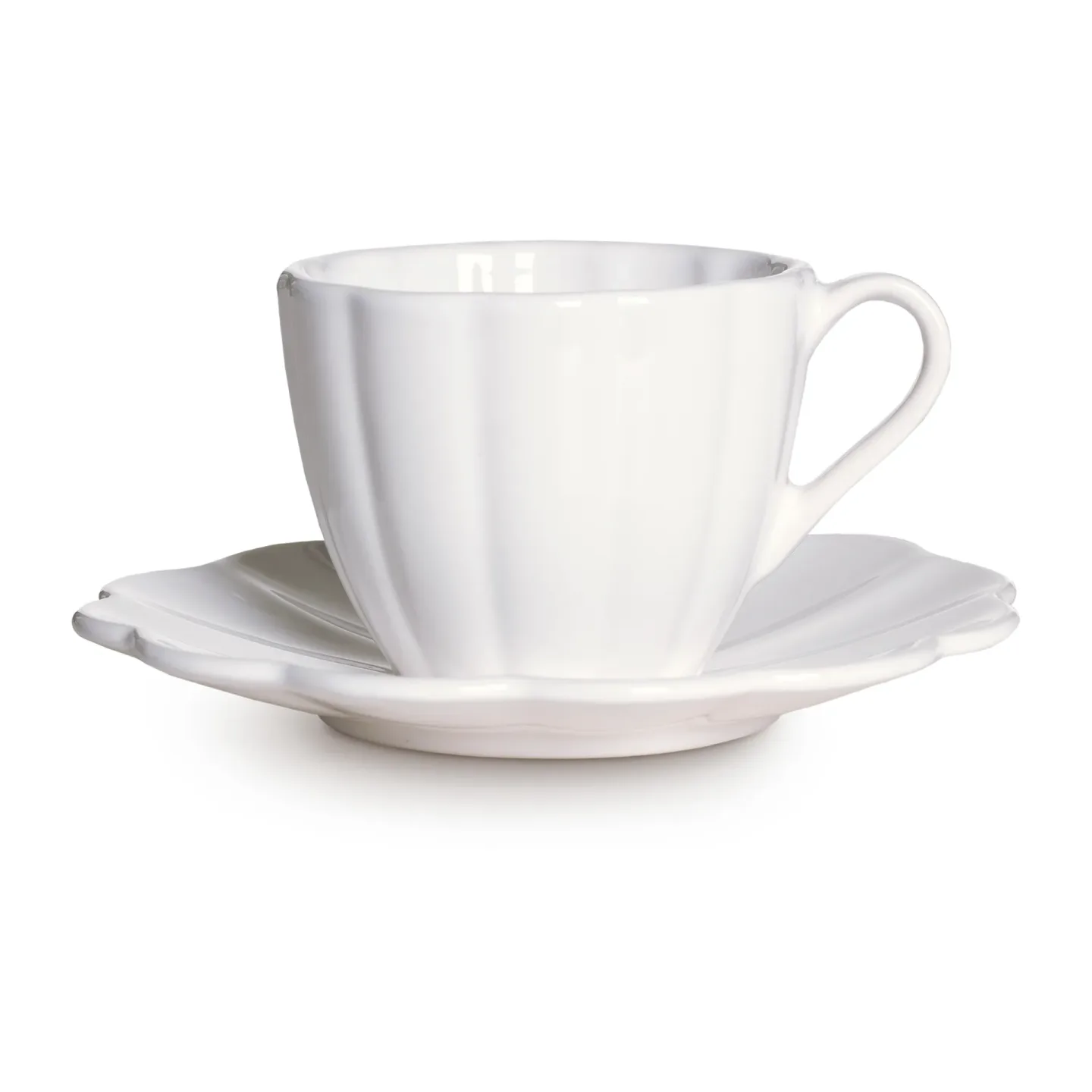 Mateus Oyster Tasse mit Untertasse 25 cl Weiß