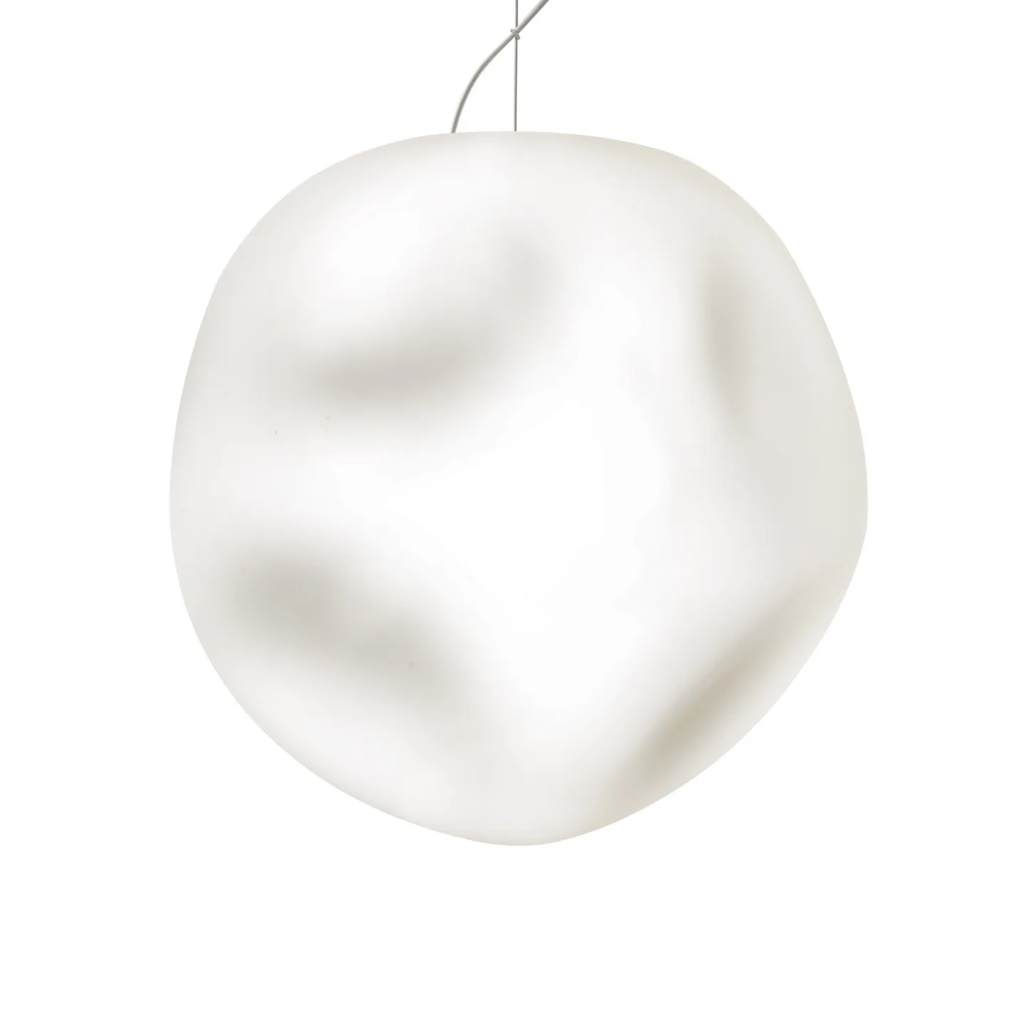 Hoba Grande hængelampe, Ø 36 cm, ophæng 350 cm - Foscarini - Stue - Design - Glas - Med én lyskilde