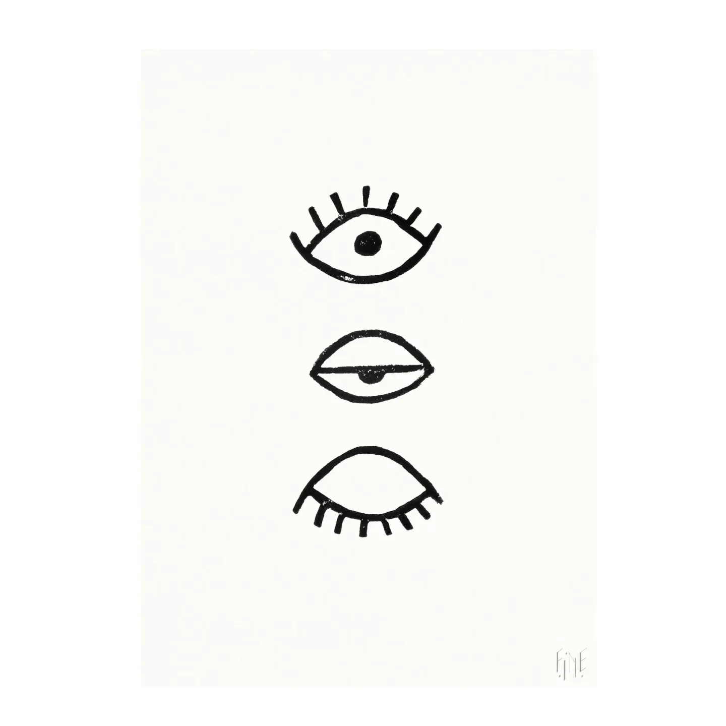 Fine Little Day Eye Eye poster 50x70 cm
