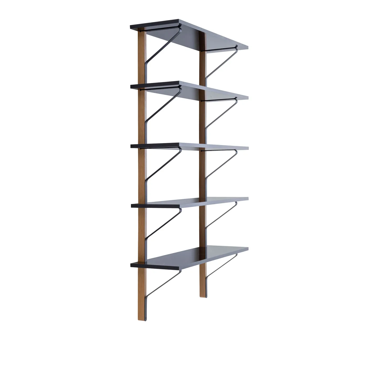 Artek - Kaari Shelf REB 009 - Hyllor & Hyllsystem - Ronan & Erwan Bouroullec - Svart - Metall/Trä/Syntetiskt