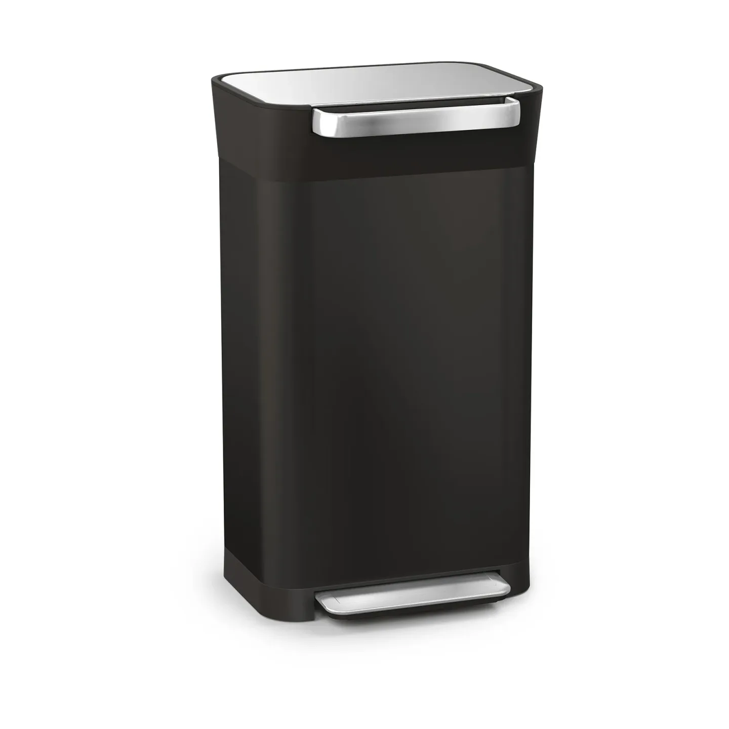 Joseph Joseph Joseph Joseph Titan Müllpresse Pedaleimer 30 L Carbon black