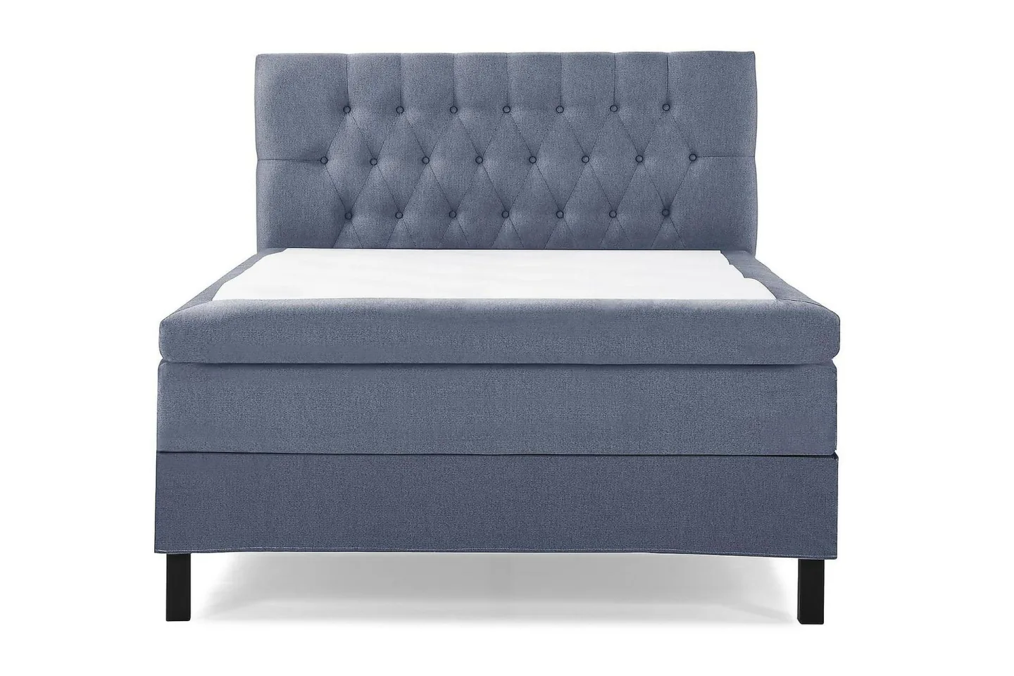 Lucky Kontinentalsäng 140x200Latexmadrass - Mörkblå