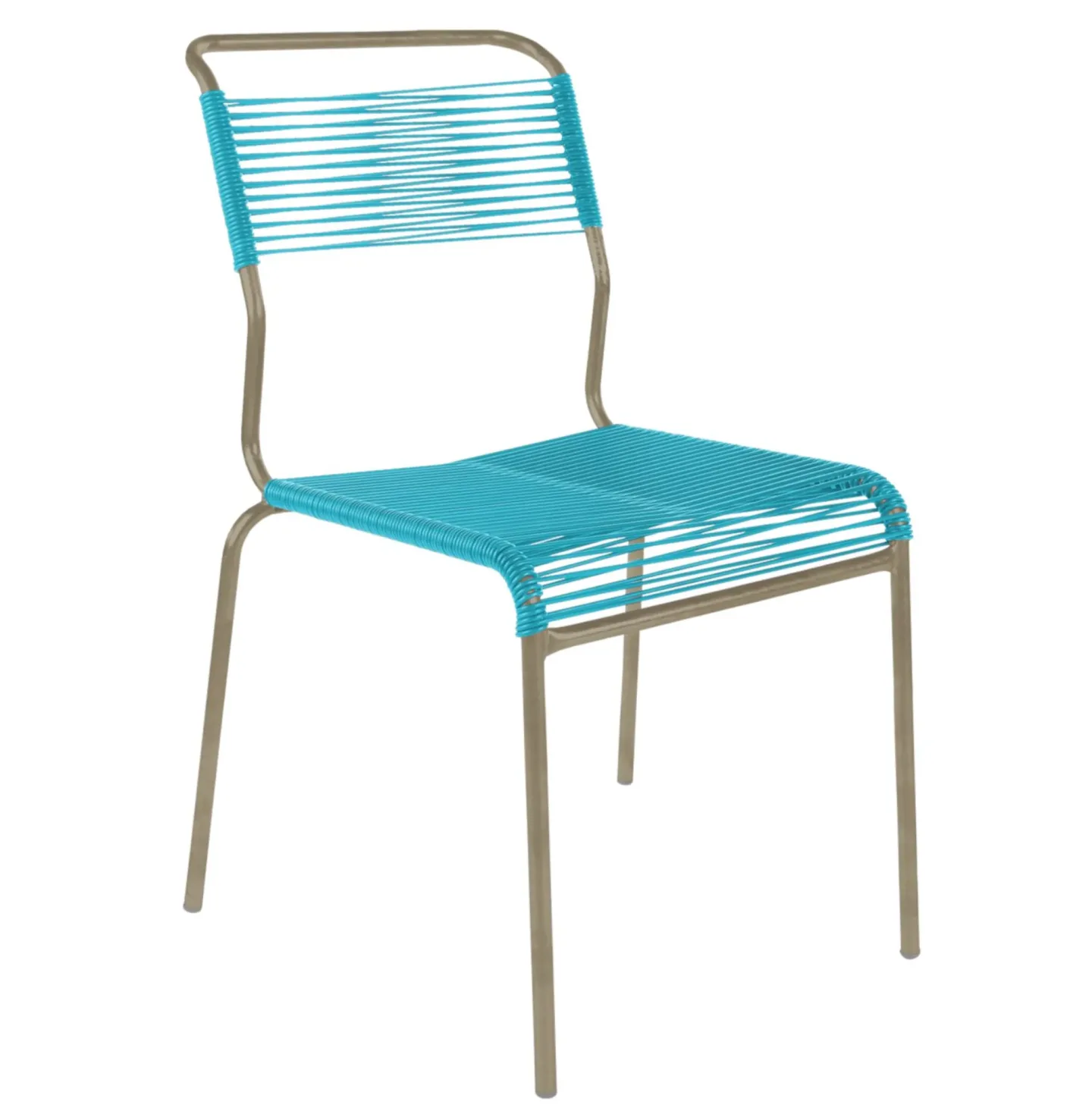 Schaffner Spaghetti-Stuhl Säntis Blau | Schubiger Möbel