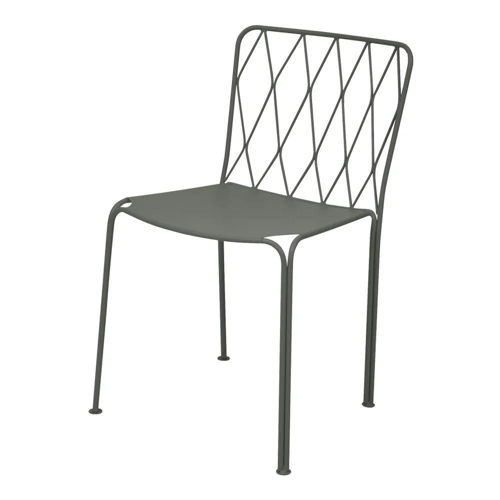Fermob - Kintbury Chair Rosemary 48 - Matstolar utomhus - Terence Conran - Grön - Metall