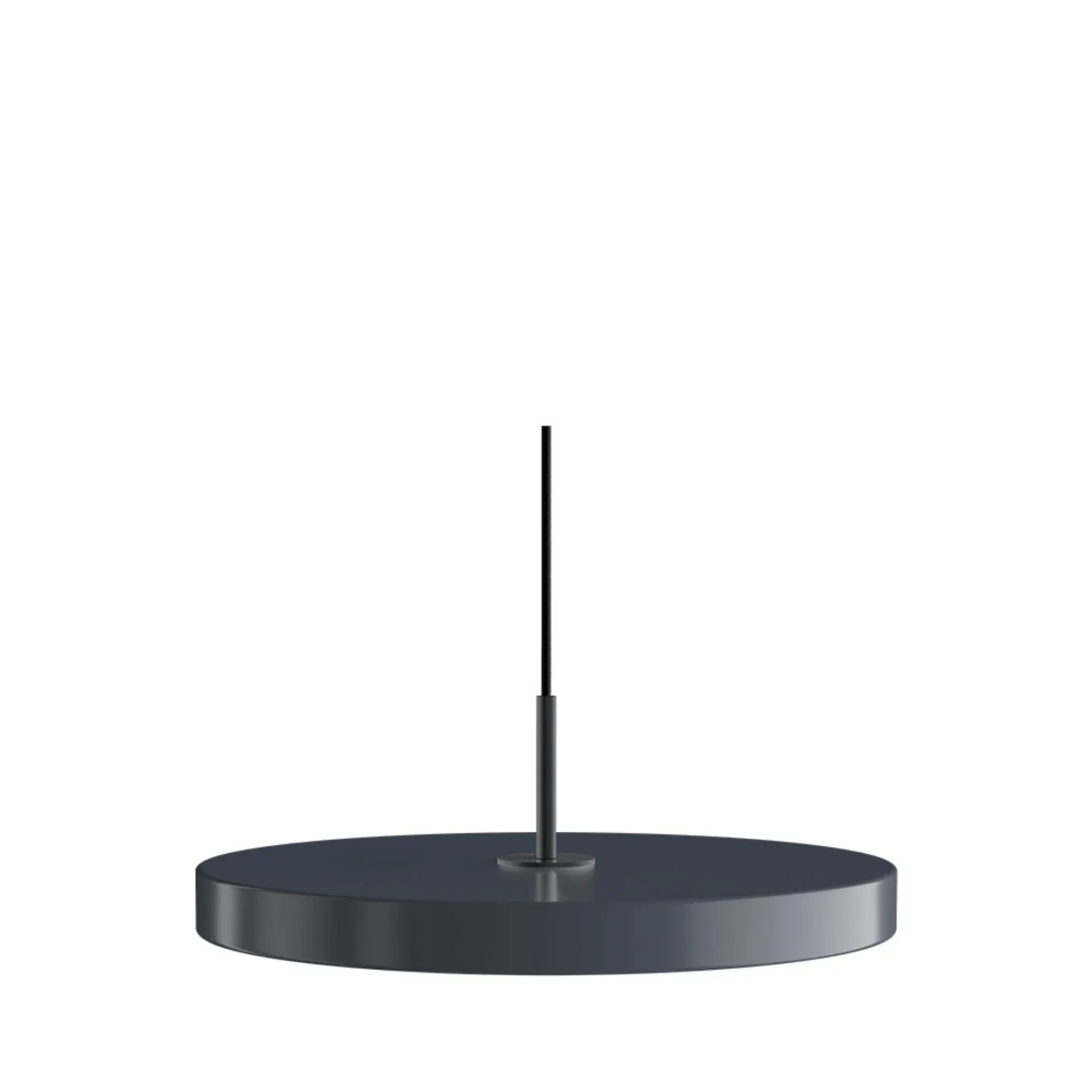 Asteria Plus pendellampa, Ø 43 cm, grå/svart - UMAGE - Vardagsrum - Metall