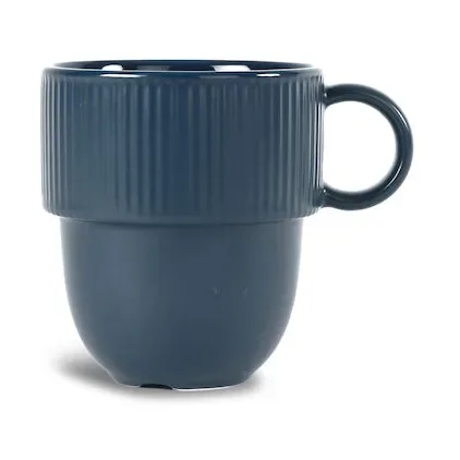 Sagaform Inka-Tasse mit Henkel 27 cl Blau