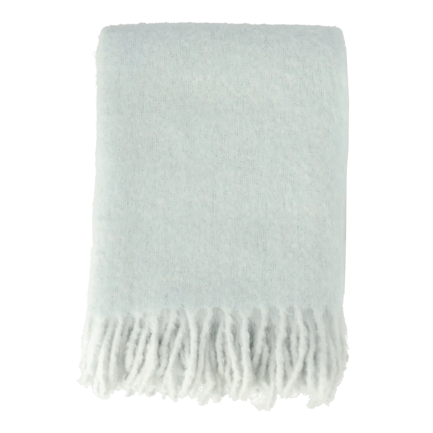 Scandi Living Dune Mohair Decke 130x170 cm Ice blue