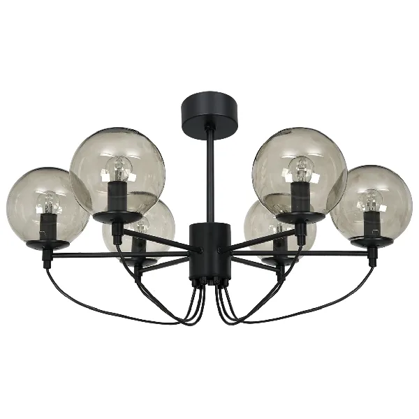Hallbergs - Perla 6 Ø78 - Takplafond - Svart