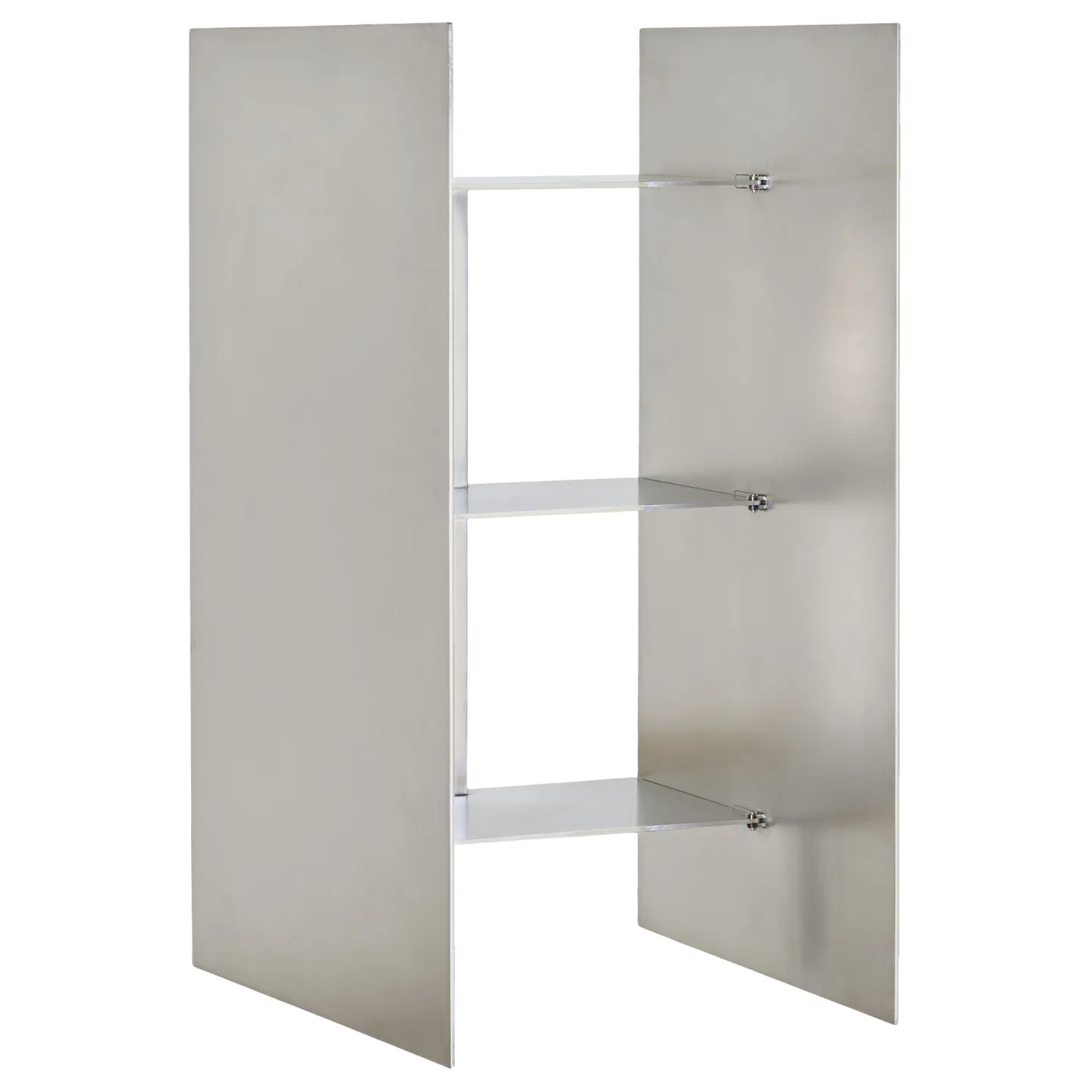 Frama - Sheet Cabinet vägghylla - Vägghyllor - Bjørn van den Berg - Silver - Metall