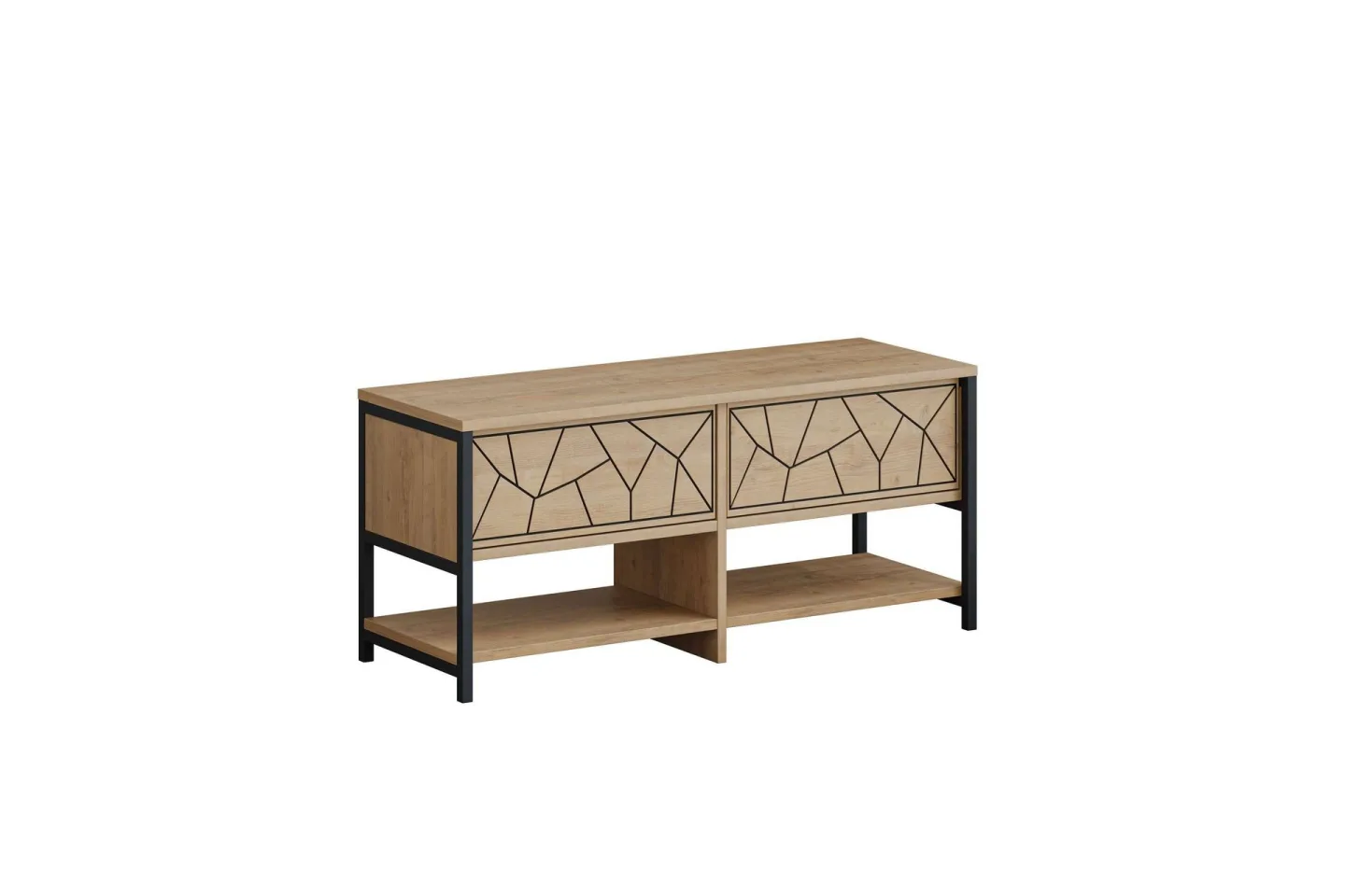 Skoskåp Inola 105 cm - Brun/Ek