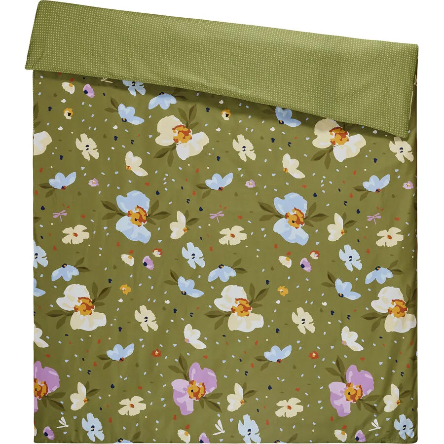 Esprit Duvetbezug Milena bunt Blumenmuster Baumwolle 200 x 210 cm