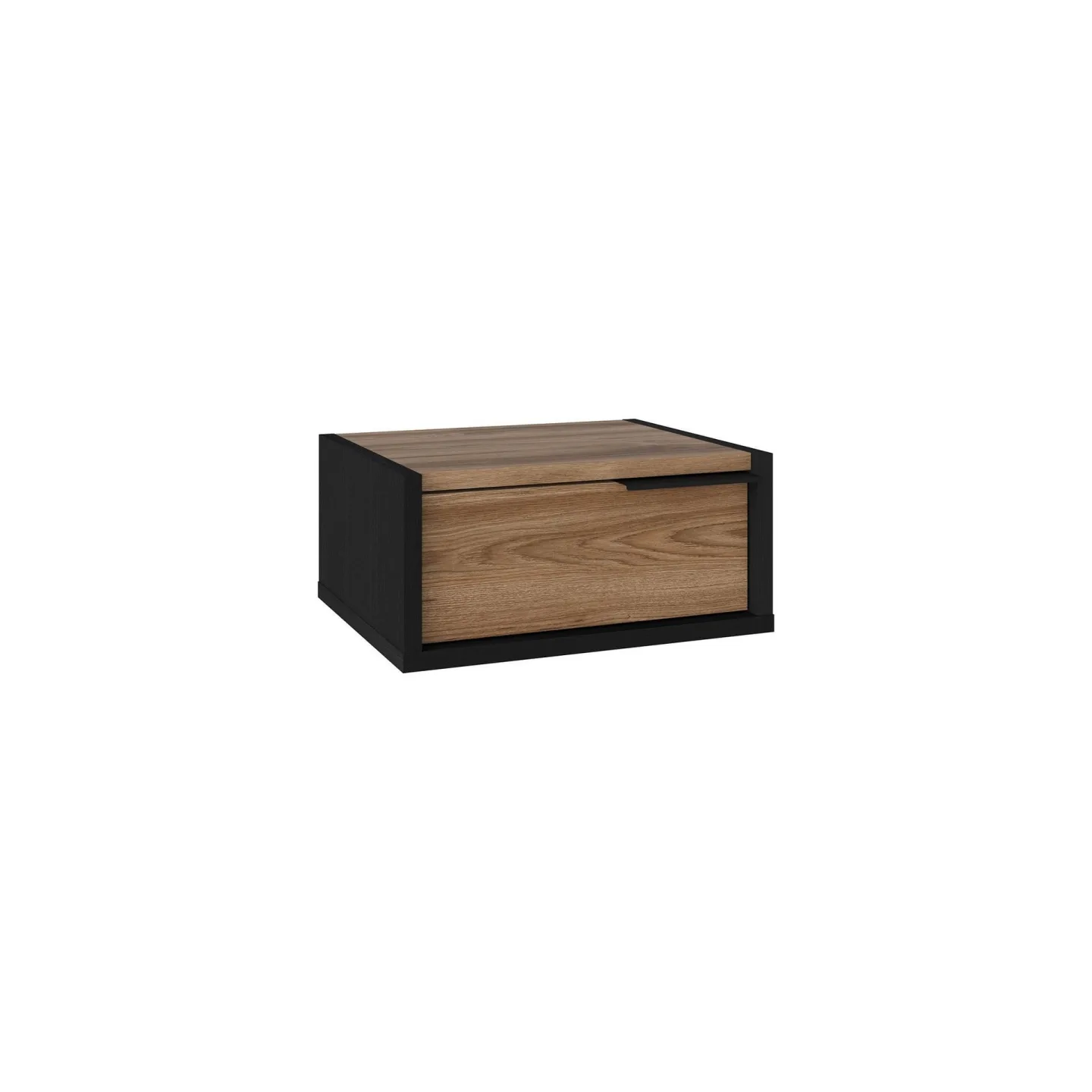 Silena Sängbord 40 cm - Black Wood och Oud