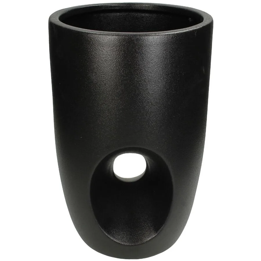 Blumentopf Bloem Schwarz Steingut 29 cm 44.5 cm