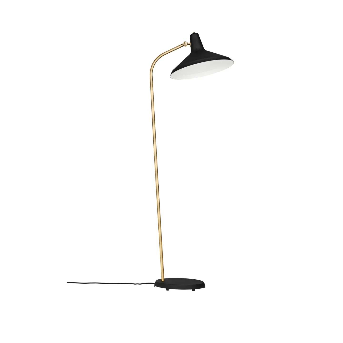 Gubi - G 10 Floor Lamp - Skärmlampor - Greta Magnusson Grossman - Svart